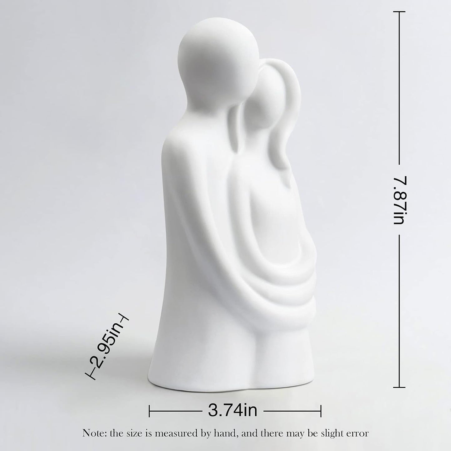 Ceramic Hugging Couple Figurine