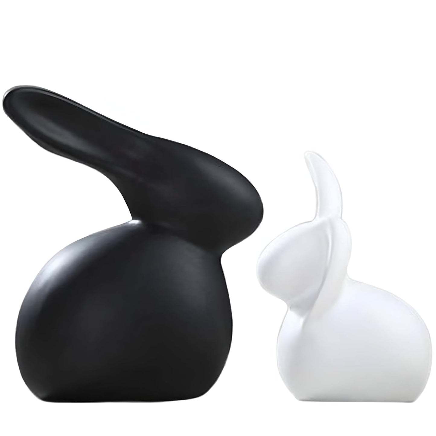 Ceramic Rabbit set of 2 Figurine